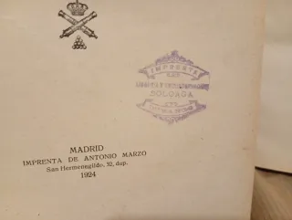 Memorial de Artillería 1924 (Tomo 1 y 2)