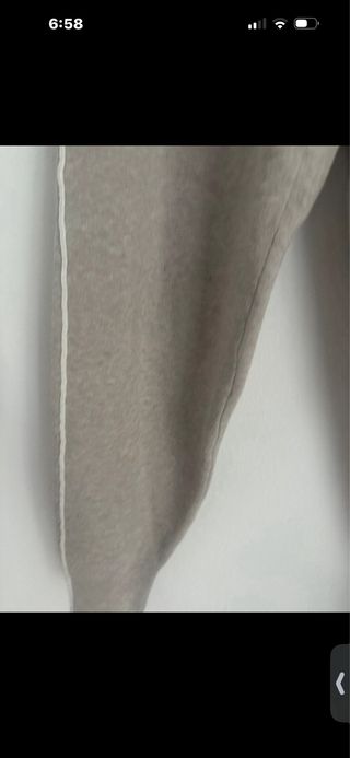 Pantaloni Oysho beige con banda laterale