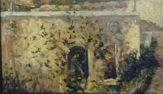 Dipinto Olio Su Tela Paesaggio