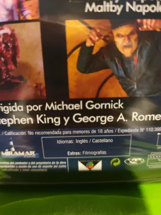 DVD Creepshow 2 precintado Stephen King