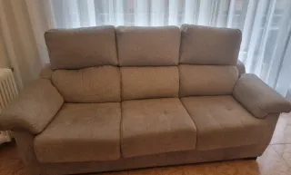 Sofá de 3 plazas gris