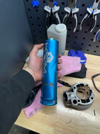 Silenciador KRM Azul Pro Ride