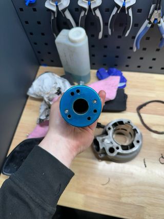 Silenciador KRM Azul Pro Ride