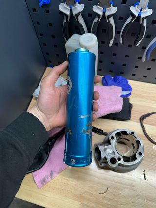 Silenciador KRM Azul Pro Ride