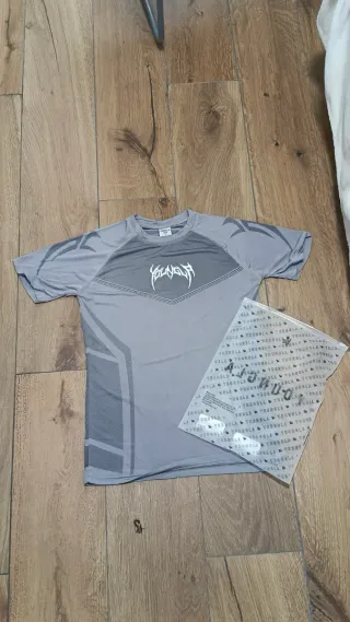 Camiseta compresión gris YoungLA