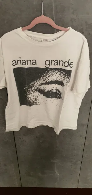 Camiseta Zara Ariana Grande Talla 13-14