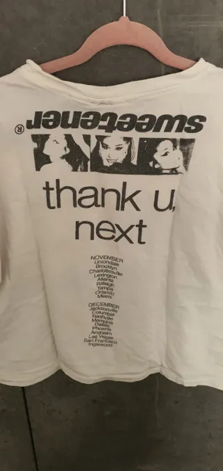 Camiseta Zara Ariana Grande Talla 13-14