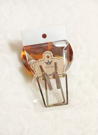 Pendientes rectangulares plateados