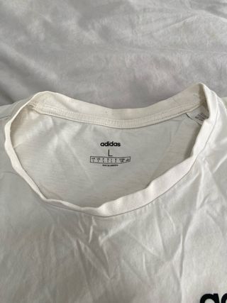 Camiseta Adidas Blanca Talla L