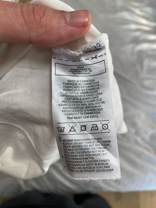 Camiseta Adidas Blanca Talla L