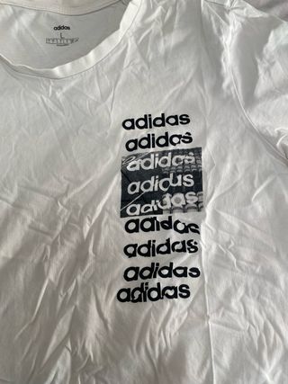 Camiseta Adidas Blanca Talla L