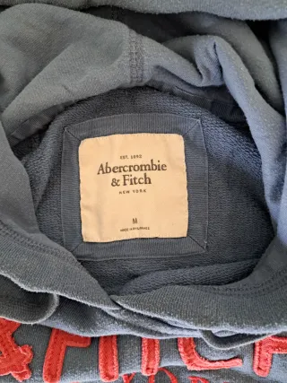 Felpa Abercrombie & Fitch blu