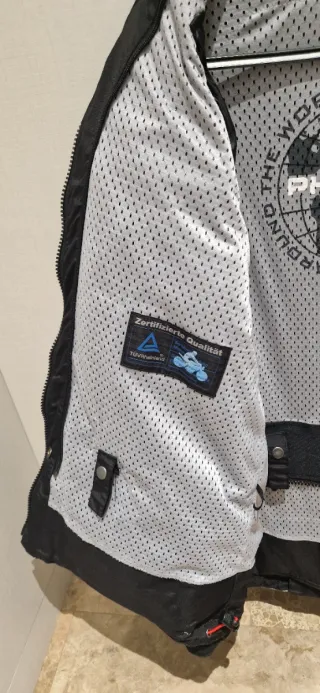 Chaqueta Moto Pharao Adventure Trail Negra/Gris