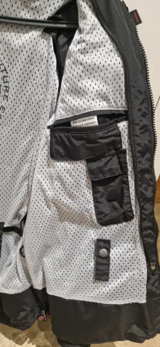 Chaqueta Moto Pharao Adventure Trail Negra/Gris