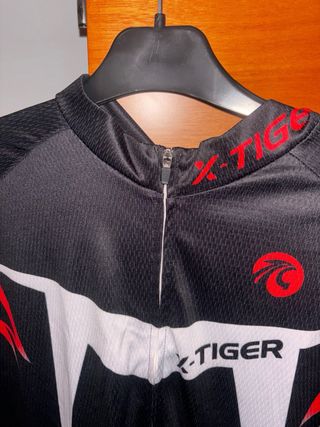 Maillot Ciclismo X-Tiger Hombre XL Negro