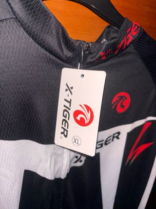 Maillot Ciclismo X-Tiger Hombre XL Negro