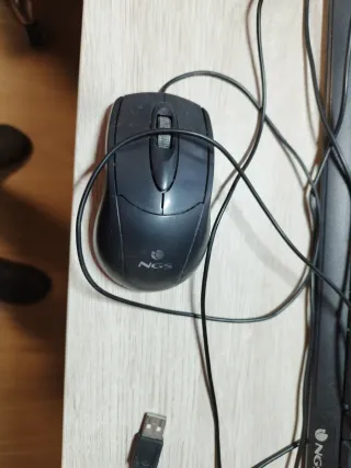 Teclado y Ratón NGS Negros