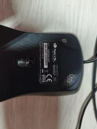 Teclado y Ratón NGS Negros