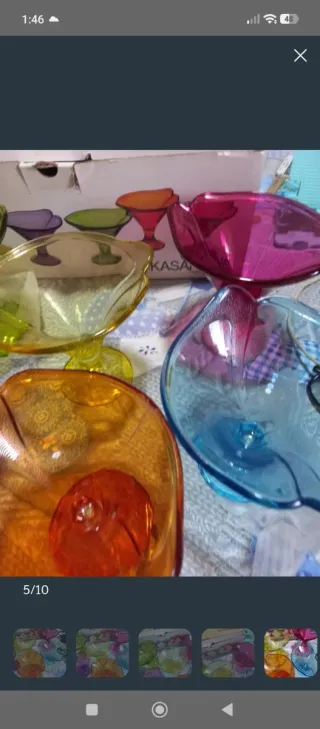 Coppette da dessert  colorata