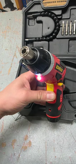 EDIMAX Aparafusadora 3.6V c/ Luz LED