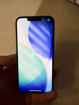 iPhone 13 Pantalla Trasera Azul con cable carga