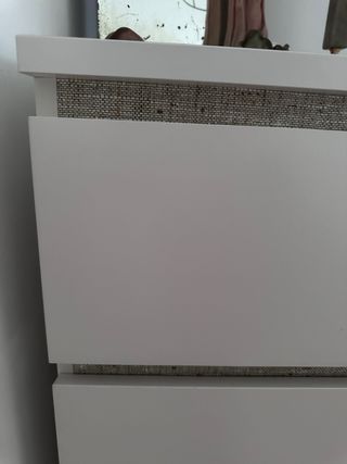 Cómoda Malm Ikea Blanca 4 Cajones