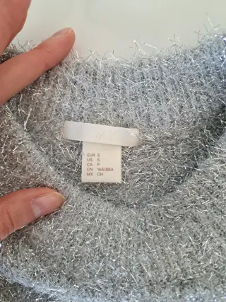 Maglione H&M Argento Glitter