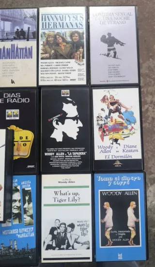 Colección Películas VHS Woody Allen