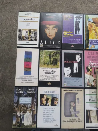 Colección Películas VHS Woody Allen