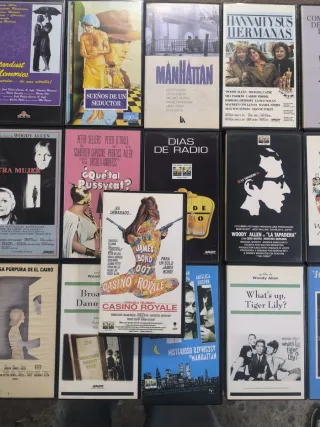 Colección Películas VHS Woody Allen