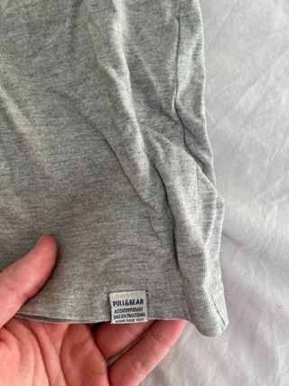 Camiseta Pull&Bear NASA Gris