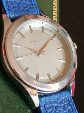 Reloj PARFOIS Elegante Hombre Azul/Plata