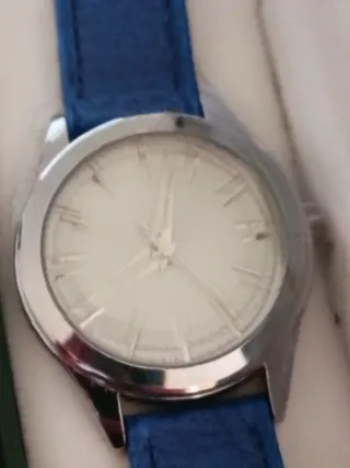 Reloj PARFOIS Elegante Hombre Azul/Plata