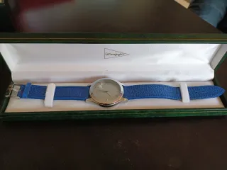 Reloj PARFOIS Elegante Hombre Azul/Plata