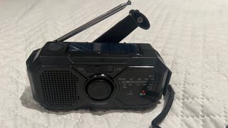 Rádio Solar Emergência Lanterna Powerbank