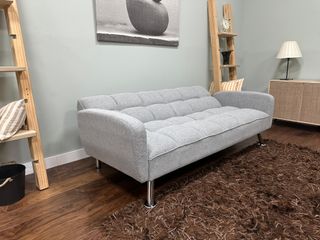 Sofacama Moderno Abatible Nuevo Gris