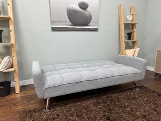 Sofacama Moderno Abatible Nuevo Gris