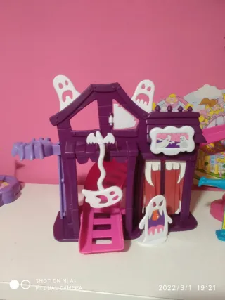 Parque de atracciones Pin y Pon + 3 muñecas