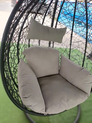 Silla Colgante / Mecedora Gris