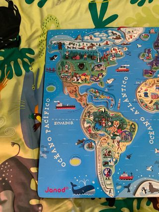 Puzzle Magnético Mundo Infantil Janod