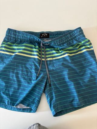 Bañador Billabong Rayas Azul y Verde
