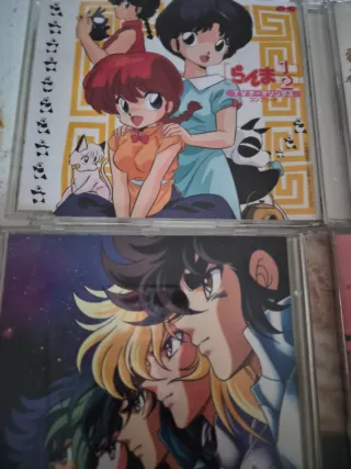 Pack CDs Anime: Pokémon, Ranma, Captain Harlock