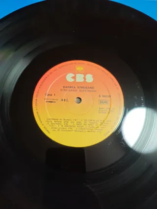 Vinilo Superman de Barbra Streisand