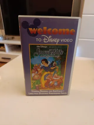 VHS Blancanieves y los 7 Enanitos Disney
