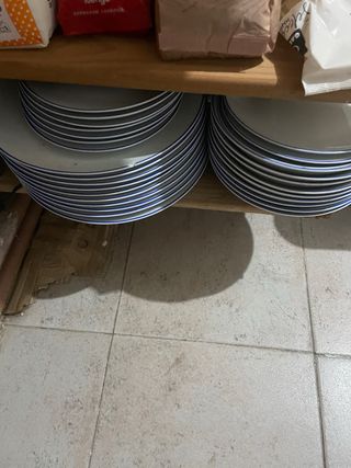 Vajilla Ikea 10 llanos, 10 soperos y 8 postre