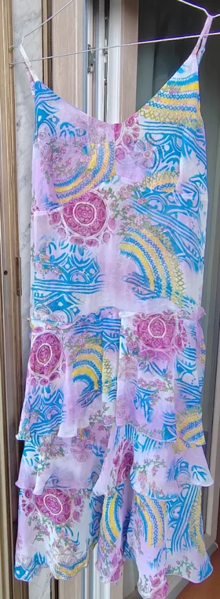 Vestito seta fantasia leggero estivo in seta