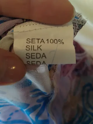 Vestito seta fantasia leggero estivo in seta