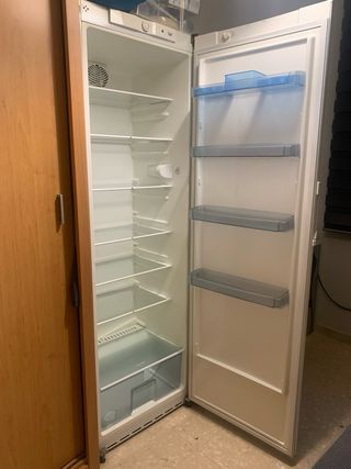 Nevera blanca sin congelador