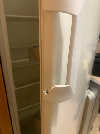 Nevera blanca sin congelador