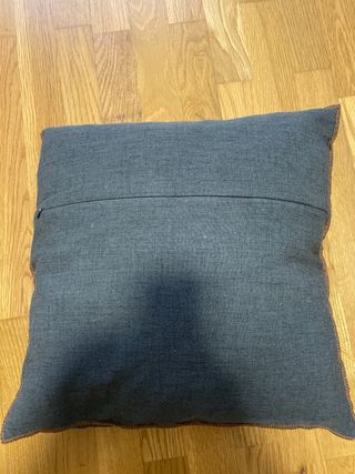 4 Cojines decorativo gris 45x45 cm